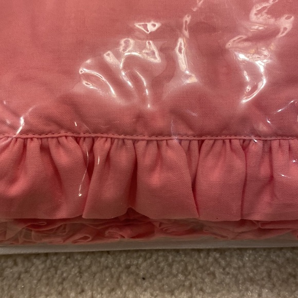 Classic Ruffle Twin Bed Skirt in Peony by Pine Cone Hill - Picture 3 of 5